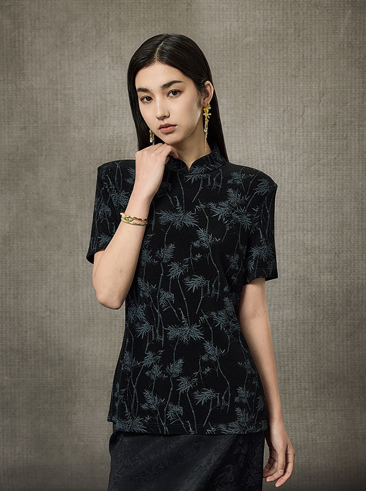 HECO Drop Neck Knitted Short Sleeve T-shirt - James.