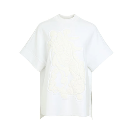 ZHUCHONGYUN dragon designed short-sleeved top-HUGH.