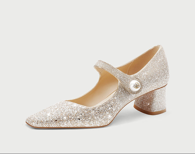 pjjuu mary jane new french strap block vintage single shoes - VANS