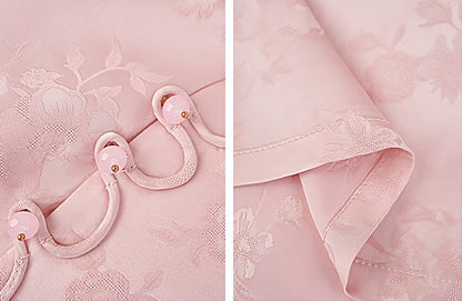 HECO Flower Branch Dark Pattern Short Sleeve Collar Shirt - CHANTS.