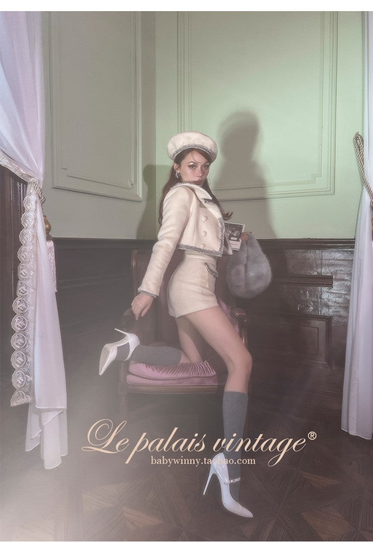 Le Palais Vintage Autumn Corset Pleated Skirt and Shorts-Curtis  ( V )