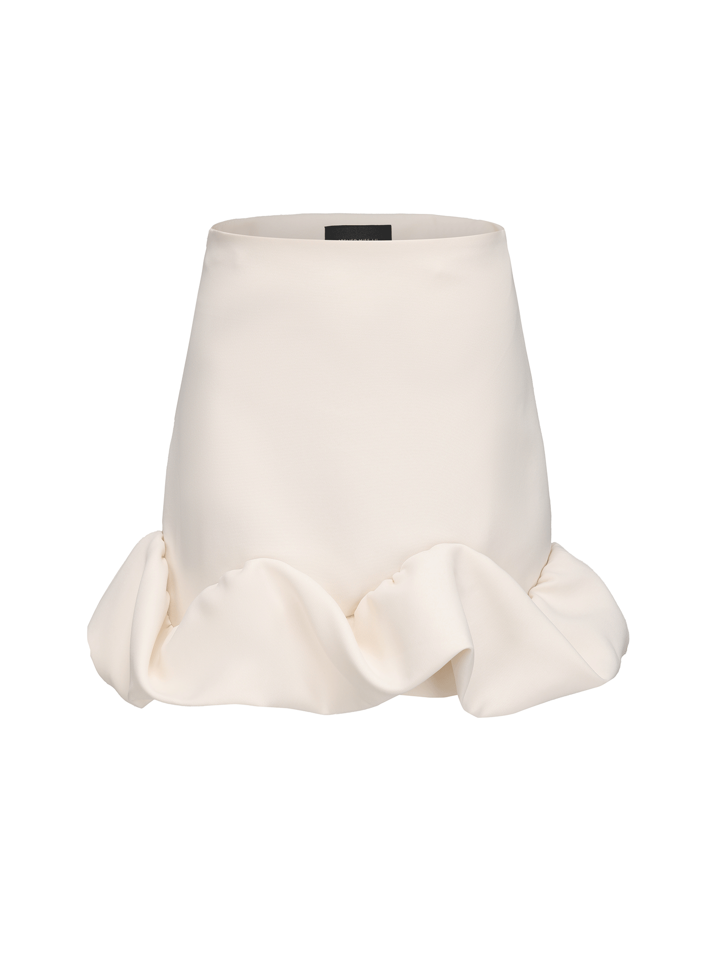 ATELIER MISS LU Hem Cloud Surround Spliced Style Short Skirt - HEAT