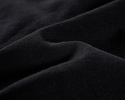 COMME MOI Lu Yan designer new women's wrap-around silk wool knitted dress - AHMED.