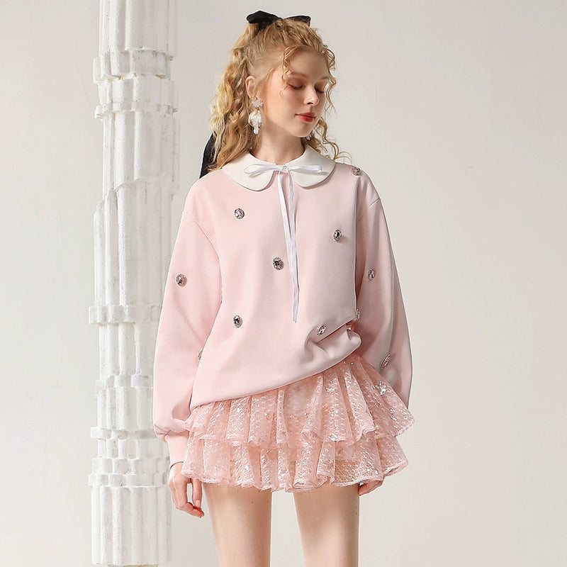 CHECOCRE Chic Sequin Mesh Design Mini Skirt - MADLINE