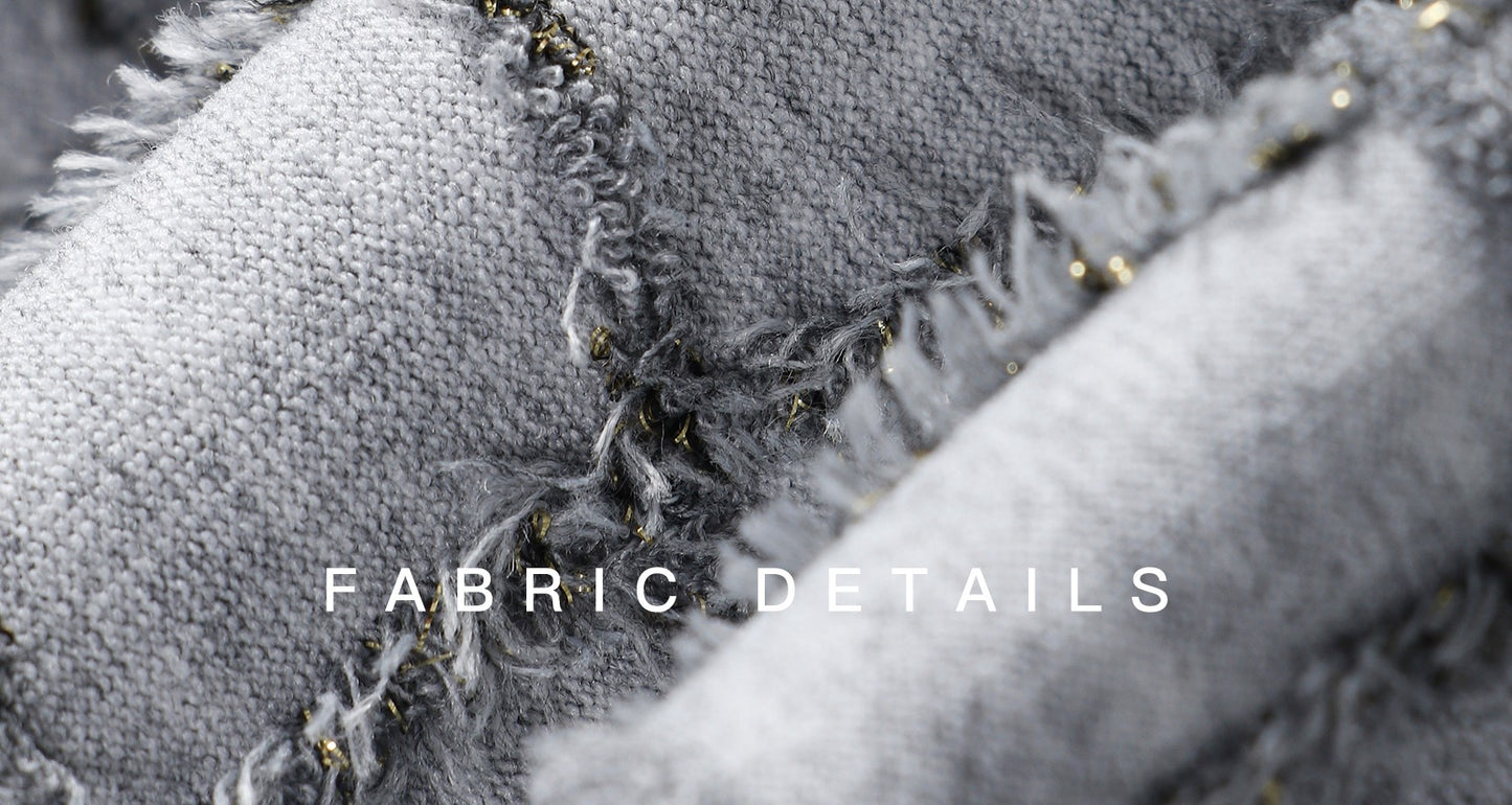 WANGXO | Stretch Silk with 3D Tassels Sleeveless Short Dress -ESHA.