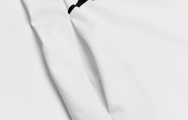 ZHUCHONGYUN ink print loose straight cotton dress-LUX.