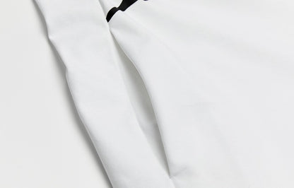 ZHUCHONGYUN ink print loose straight cotton dress-LUX.