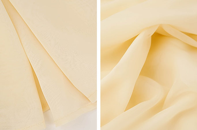 HECO Chinese Solid Color Large Swing Waist Slimming Mermaid Skirt - STARS.