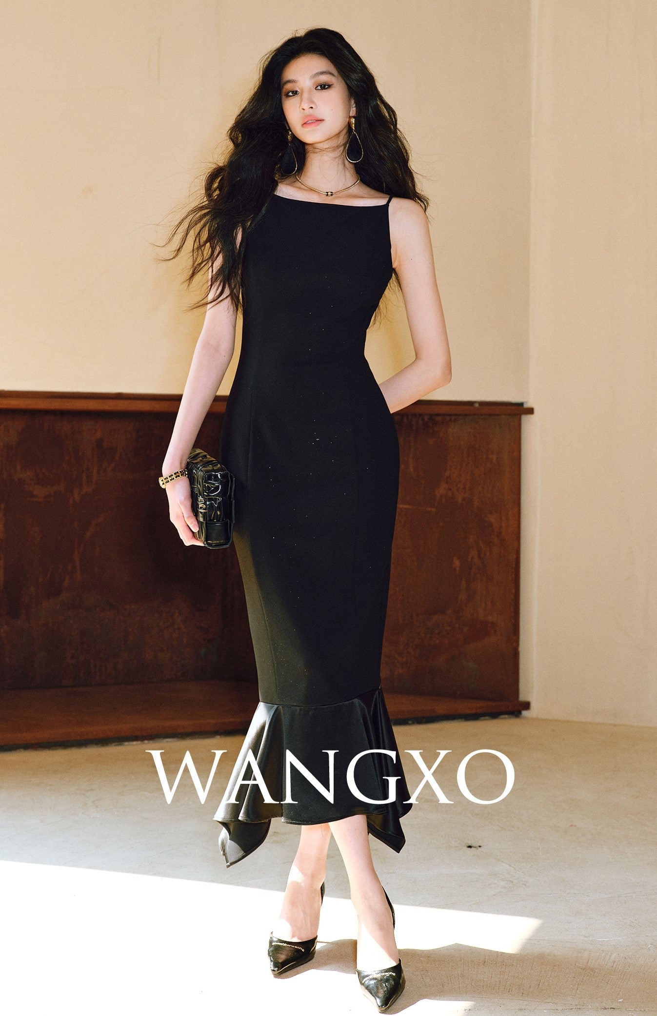 WANGXO | Elegant Sleeveless Maxi Fishtail Sundress  -ZAYA.