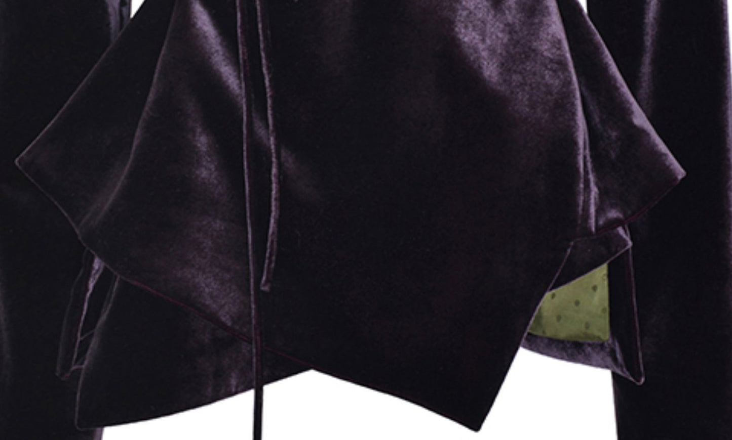 M essential Mackay designer fuchsia velvet jacket - silver