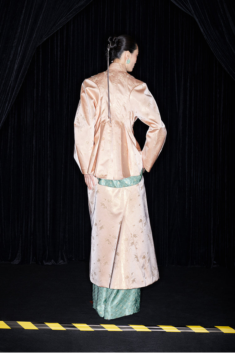 M essential Mackay designer brand Sea Cliff Tassel Beaded Shirt - plain.