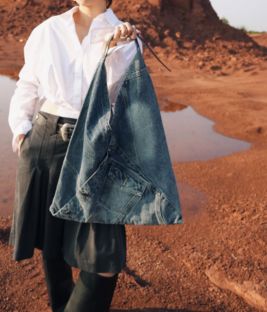 IUBALLET One-Shoulder Hobo Large Bag - GROWN.