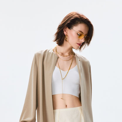 ANNASPEAK  light and cool jacket trousers high-end set-MAC.