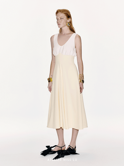 ATELIER MISS LU Super High Waist Curve Receiver Waist Dress - AUTOMA.