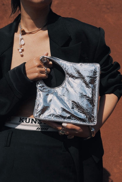 IUBALLET Cowhide Mini Geometric Bag - LIFTED.