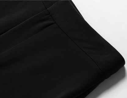 WANGXO | Flat Draped CE-Style Supermodel-Proportioned Retro Flared Pants -RUEI