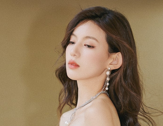 DOLLY Elegant European Style Diamond Pearl Tassel Chic Earring-CAMILA