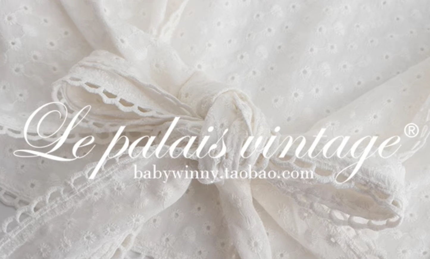 Le Palais Vintage  embroidery cotton wrap short top + high-waisted bud skirt-TEE.