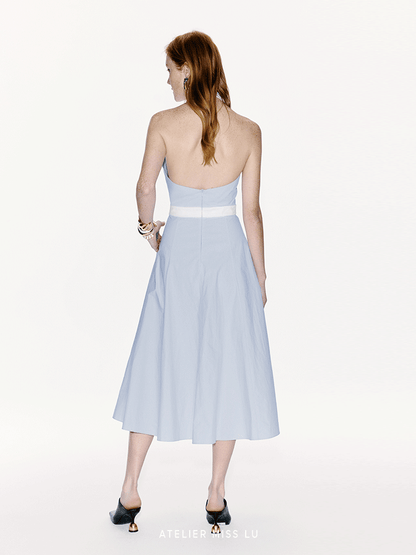 ATELIER MISS LU Orchid Backless Swing Dress - GODWIN.
