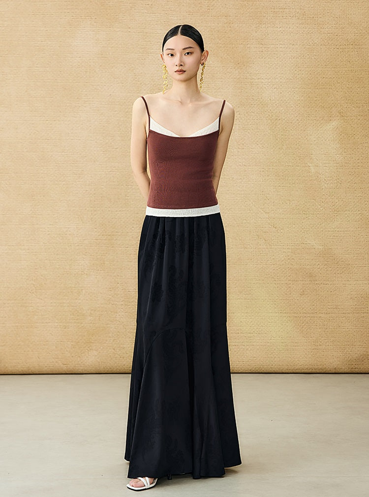 HECO Chinese Lace Edge Camisole Breathable Tencel Versatile Top - REACH.