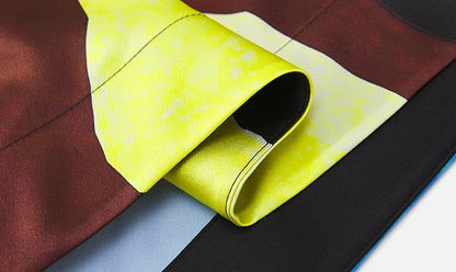 ZHUCHONGYUN summer Chinese cape style loose silk printed top--YAKI.