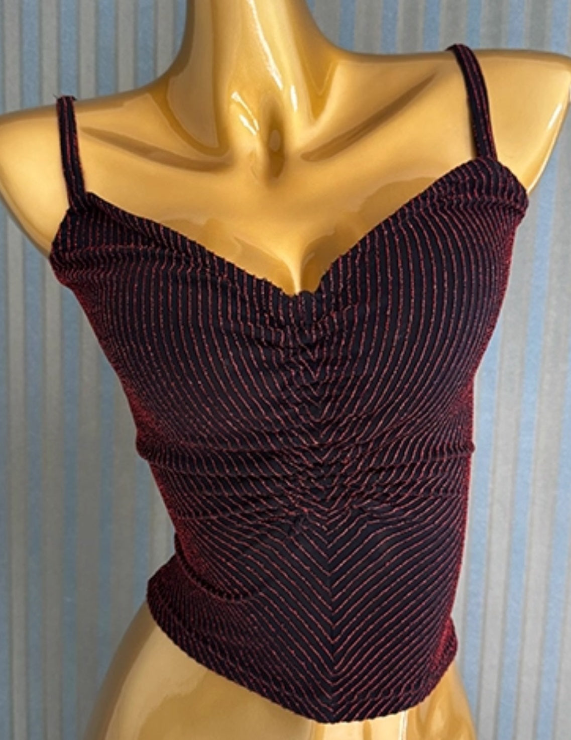 VJE  Burgundy Spliced Small Pants Two-Piece Set  Suit - HANS?