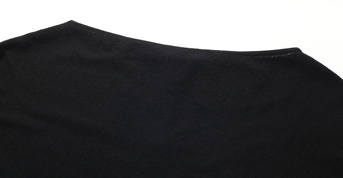 ZHUCHONGYUN  black sheep wool slim long knitted dress--SIMI.