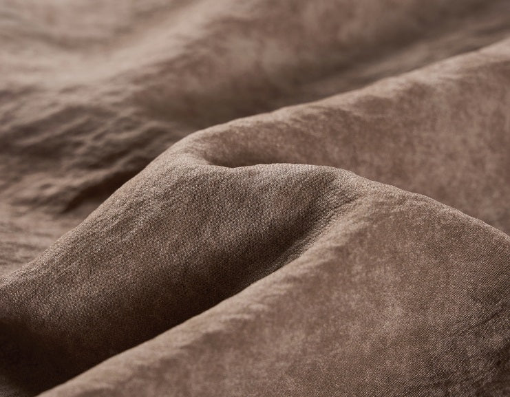 COMME MOI summer sleeveless V-neck drawstring brown dress - FRANK.