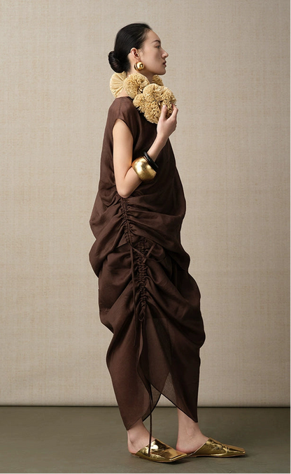 ZHUCHONGYUN transparent texture light sleeveless top--OIKAWA.