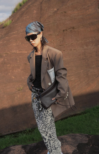 IUBALLET Commuter Wrap Top Layer Cowhide One-Shoulder Crossbody Bag - SOILDERS.