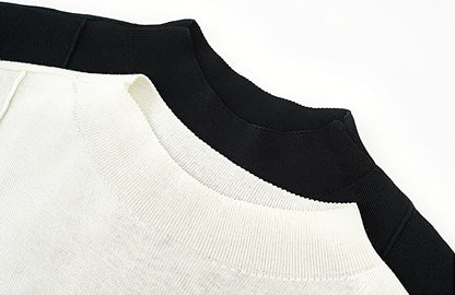 HECO Pit Strip Half-high Neck Short Sleeve T-Shirt - FLY.