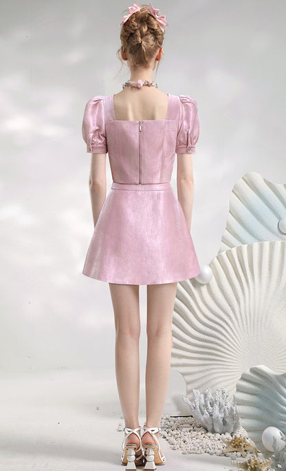 CHECOCRE Stubble French Romantic Celebrity Temperament Suit Skirt - ABRUPT.