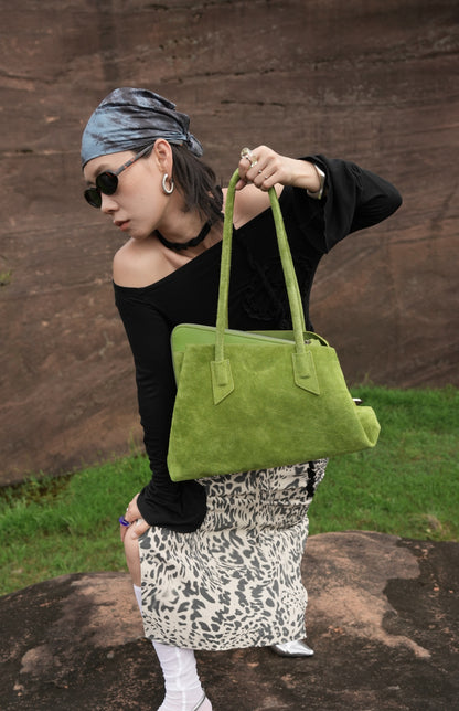 IUBALLET Free Growth: New large-capacity tote leather shoulder bag - MUSIC.