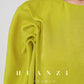 Huanzi silky satin pleated women's spring autumn long-sleeved top blouse - Aniy