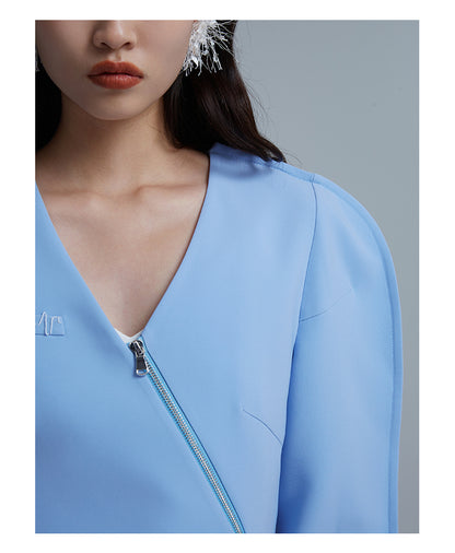 LEDIM W irregular blazer asymmetic luxury top - Arc