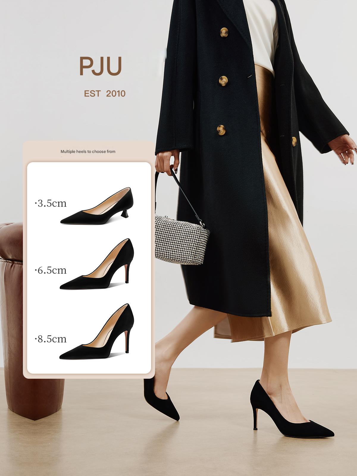 PJJUU classy high-end stiletto shoes - BLUE.