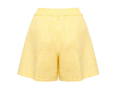 YES BY YESIR elegant simple classic light dress shorts - Amal