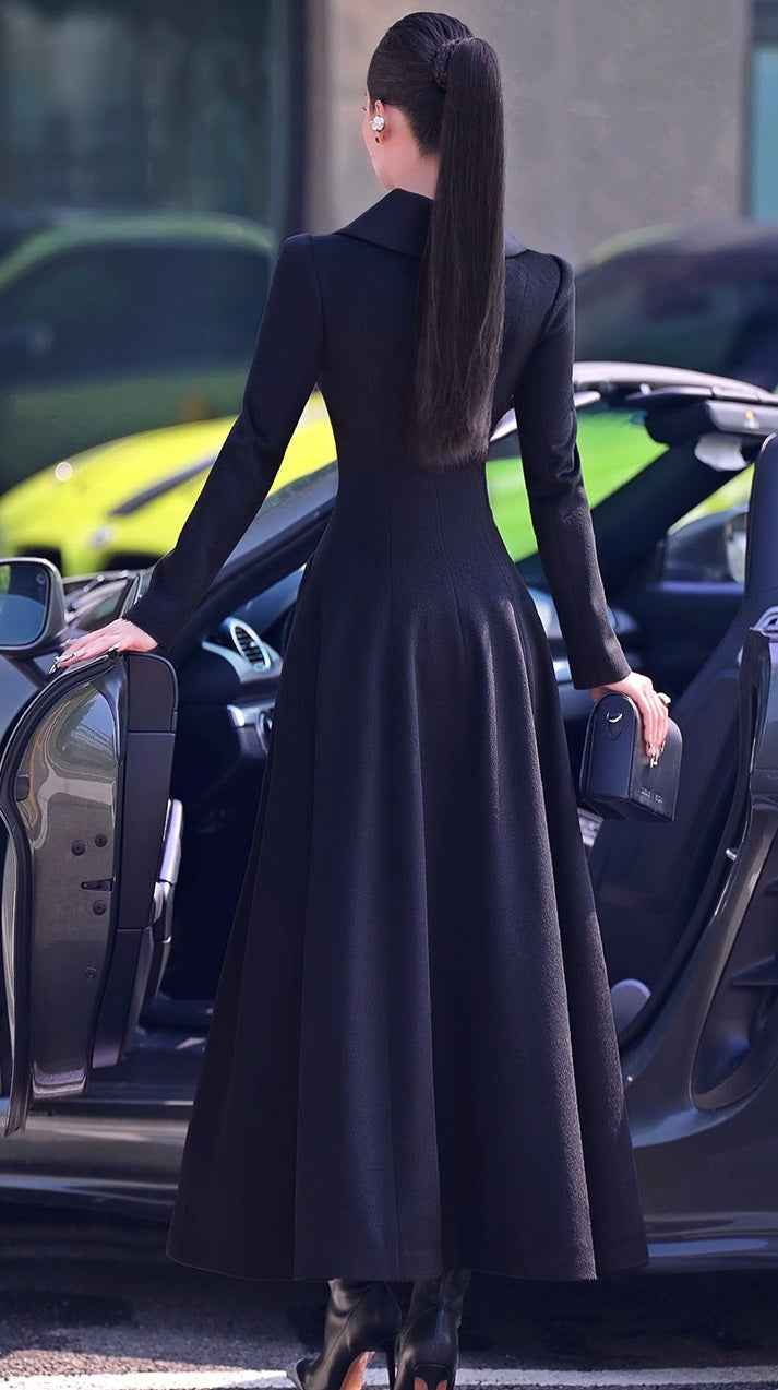 VJE Warm Woolen Double-breasted Thickened Coat-JONG.