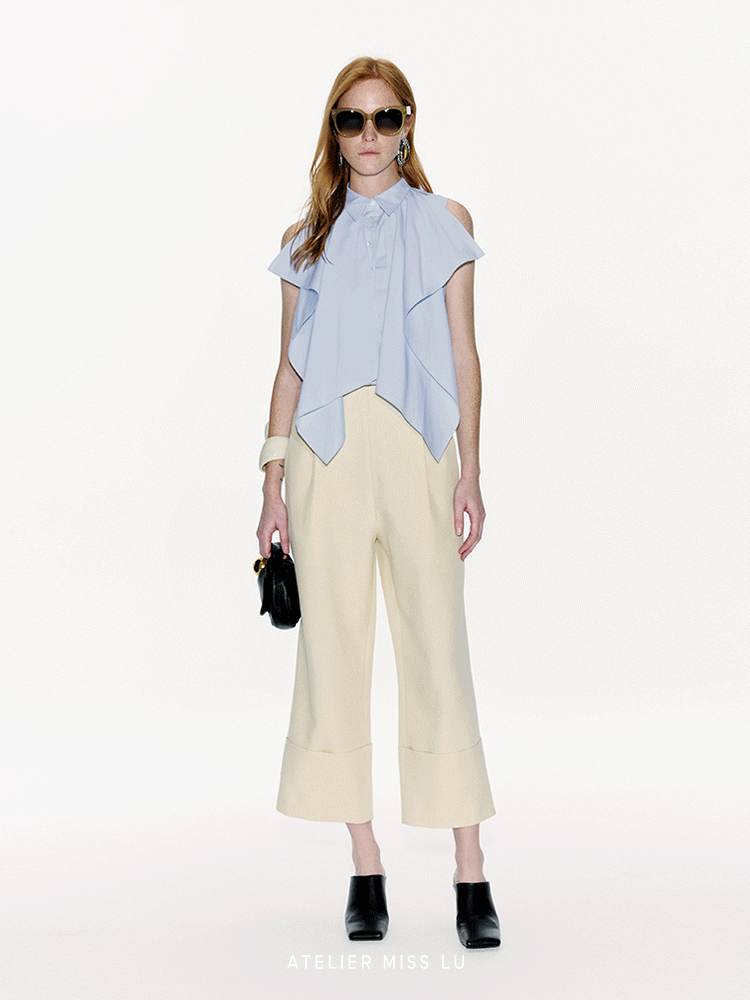 ATELIER MISS LUThree-dimensional Sleeveless Shirt - CHANNEL.