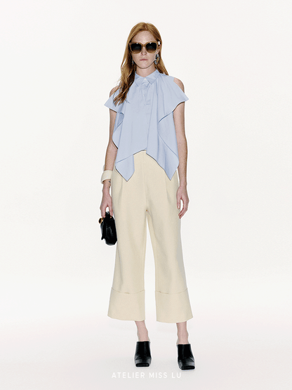 ATELIER MISS LUThree-dimensional Sleeveless Shirt - CHANNEL.