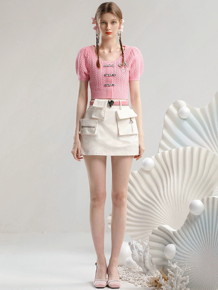 CHECOCRE Stubble Sweet Girly Suit Dress  - SHALOM