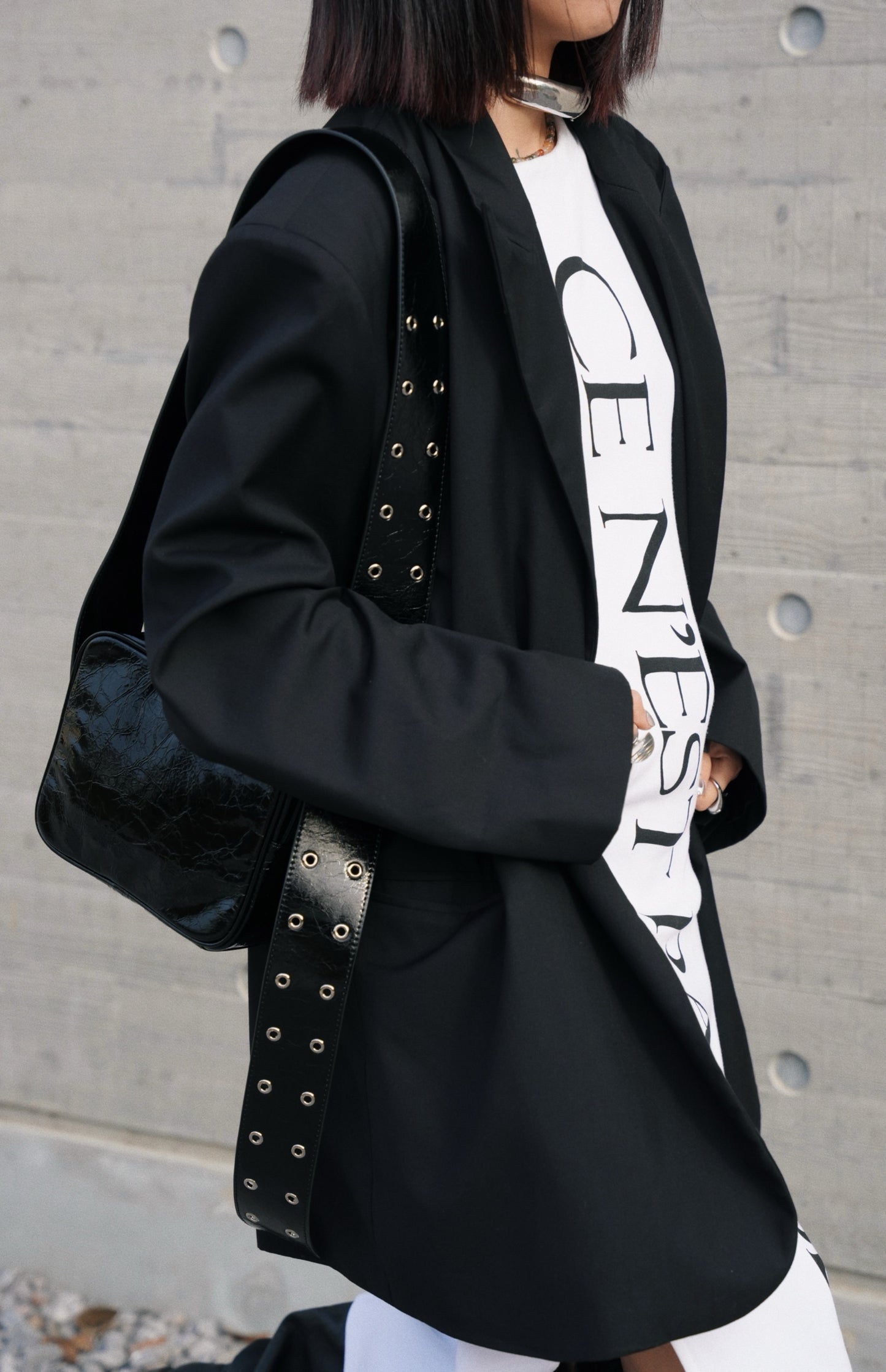 IUBALLET Small Leather Square Bag- GRACE.