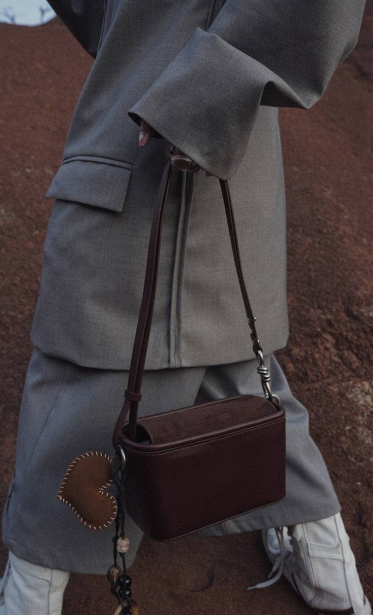 IUBALLET Retro Small Leather Box Bag - SWADE.