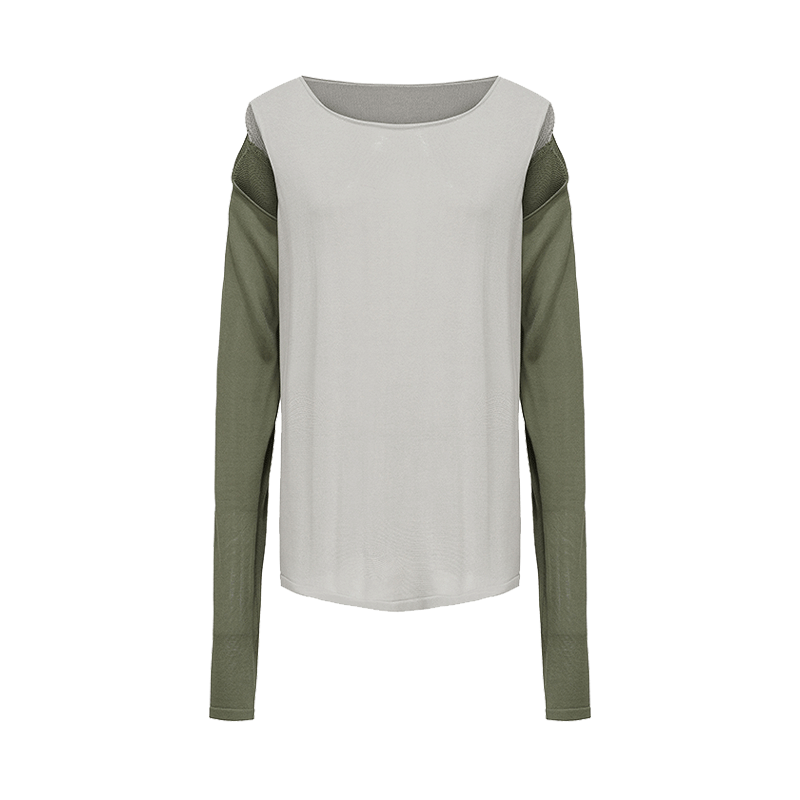 ATELIER MISS LU Two-Piece Off-the-Shoulder Knit Top - JASON
