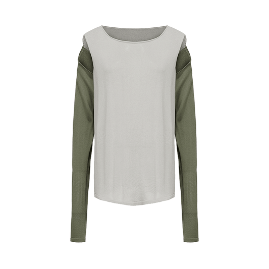 ATELIER MISS LU Two-Piece Off-the-Shoulder Knit Top - JASON