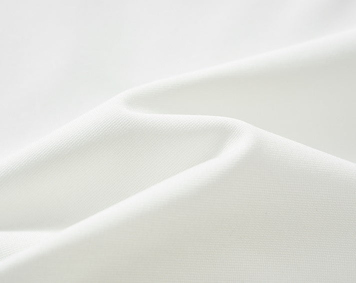 COMME MOI Commuter Slit crew neck white T-Shirt - TARE.