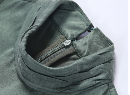 WANGXO | Luxe Cupro Maxi Sleeveless Drape Dress -ISOLINA.