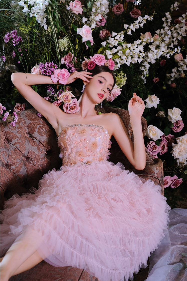 Wardrobes by Chen Luxury Diamond Drop Tassel Earrings-Moyo