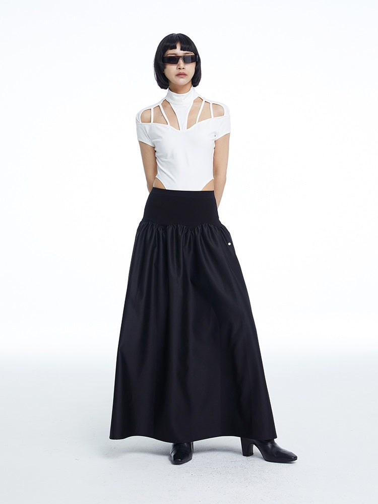 TINY IN cut-out short sleeve one-piece women's summer top -ANDRE