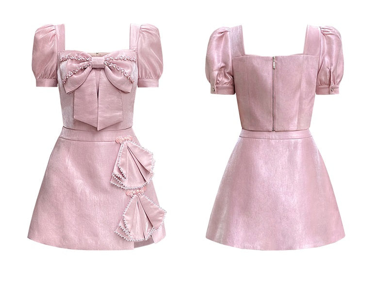 CHECOCRE Stubble French Romantic Celebrity Temperament Suit Skirt - ABRUPT.
